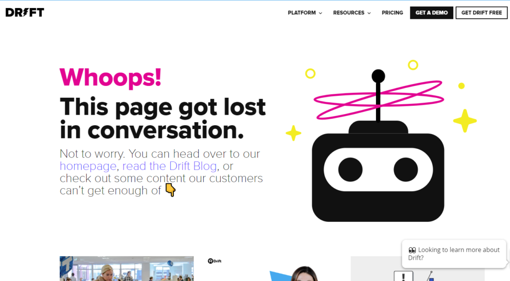 How to create a 404 error page